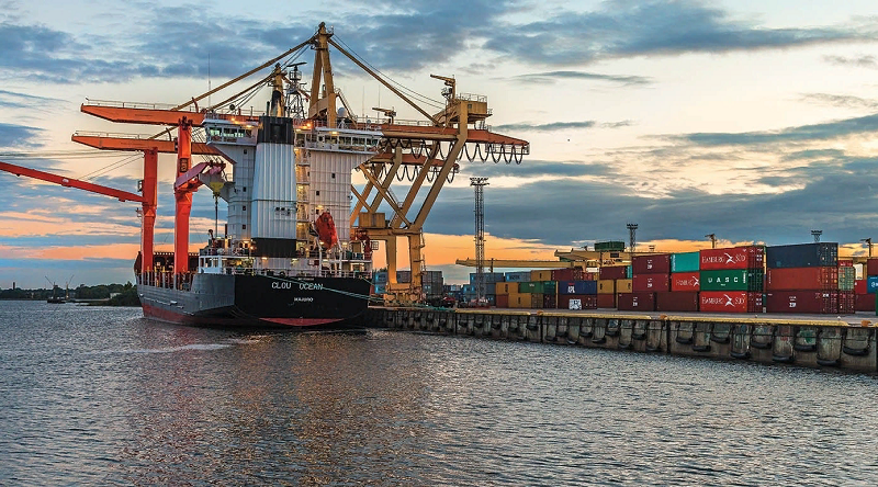 перевозка грузов в портах Прибалтики